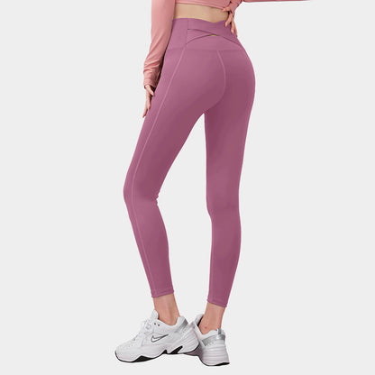 Pantalones de yoga fitness Leggings de control de abdomen para mujeres