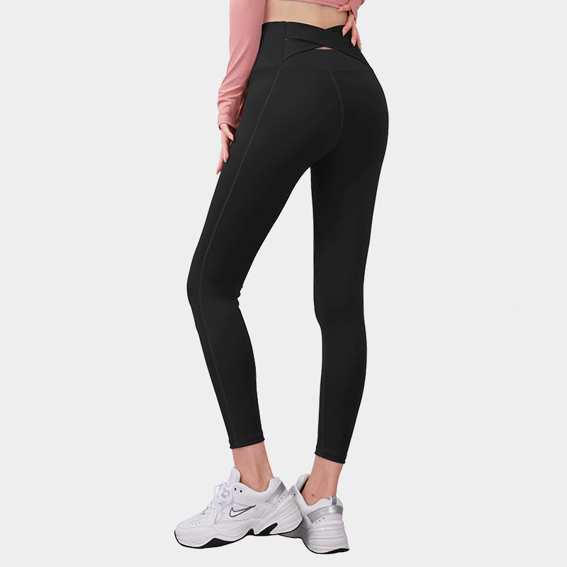 Pantalones de yoga fitness Leggings de control de abdomen para mujeres